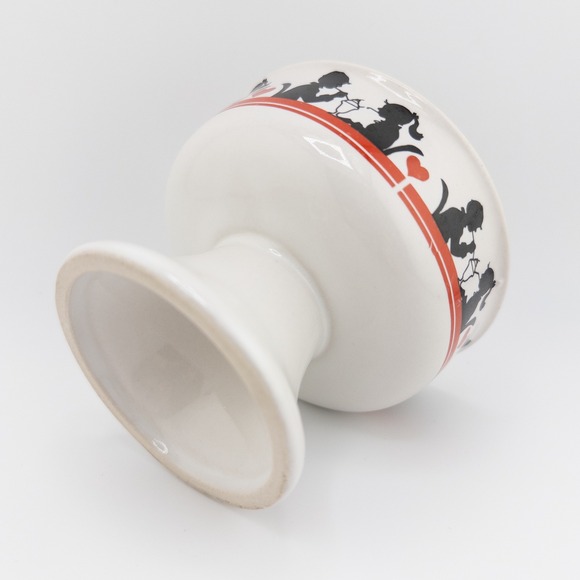 Vintage Dessert Ice Cream Sundae Bowls Set of 4 Retro 50s Diner Midcentury Style - Picture 5 of 6